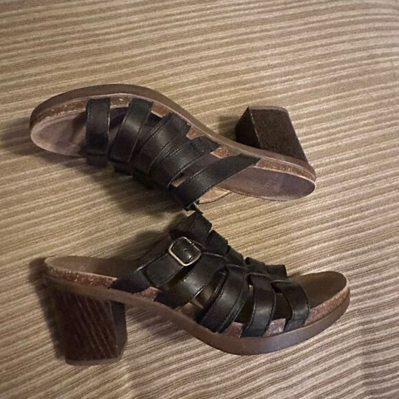 Dansko black leather mule heel (41) - Picture 4 of 9